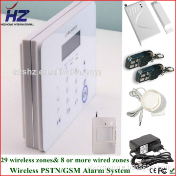 outdoor siren alarm PIR detector wireless gsm home alarm system